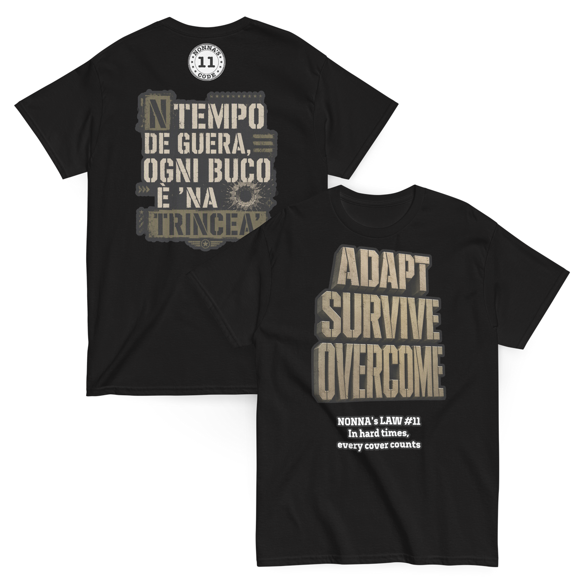 Nonna's Law #11 - Adapt survive overcome
