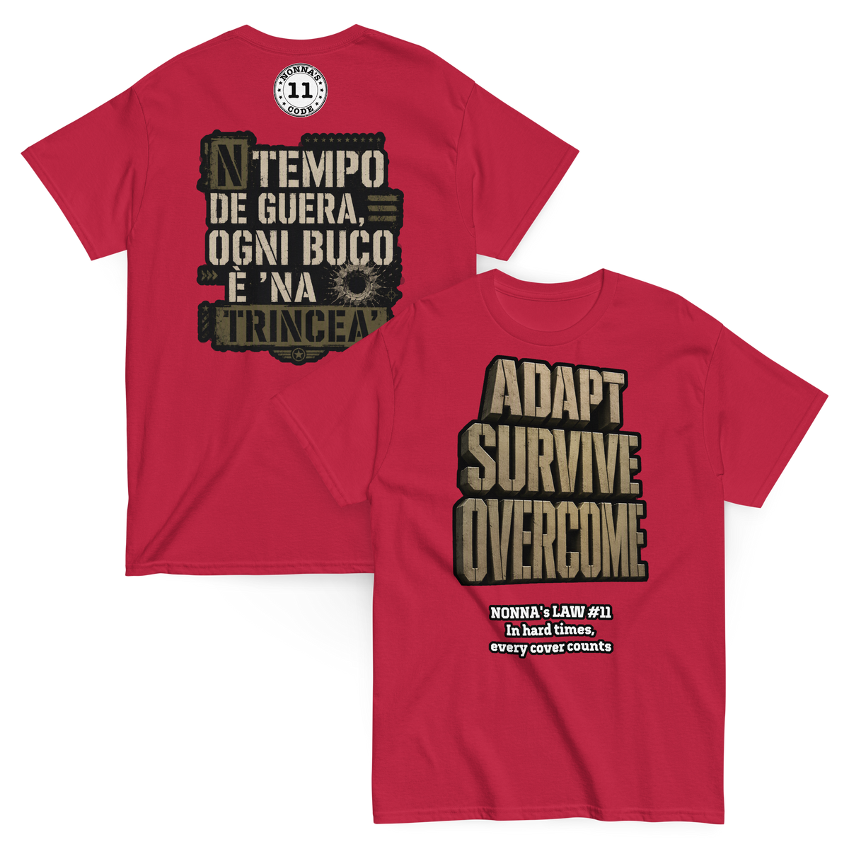 Nonna's Law #11 - Adapt survive overcome