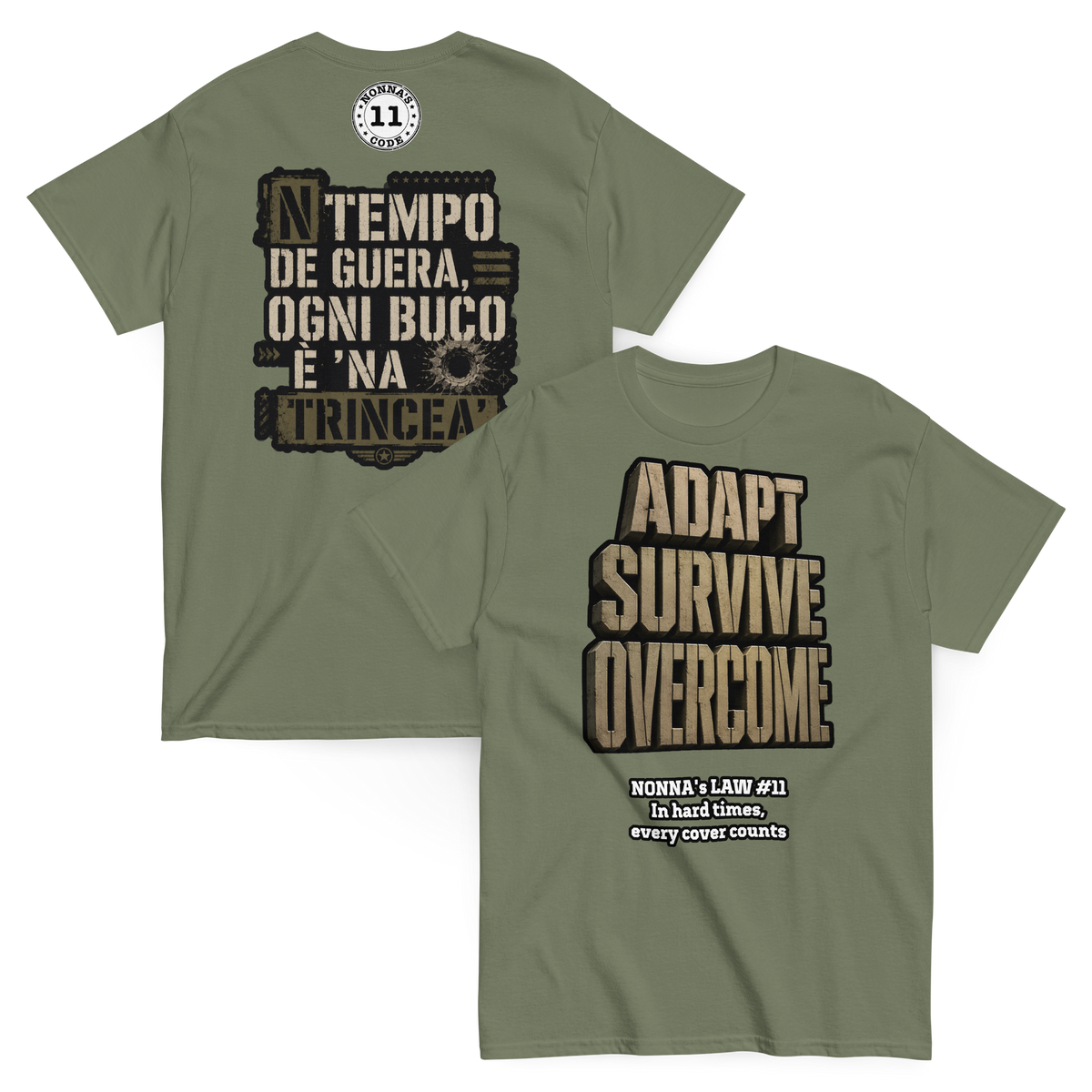 Nonna's Law #11 - Adapt survive overcome